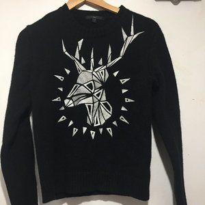 5CM EMBROIDERD WOOL SWEATERS SIZE S
